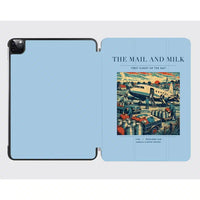 Thumbnail for VINTAGE G4098 - The Mail And Milk - Designed iPad & Samsung Tablet Cases design on lightblue ipad