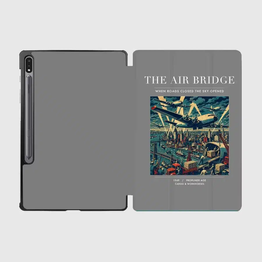 VINTAGE G4099 - The Air Bridge - Designed iPad & Samsung Tablet Cases design on gray samsung
