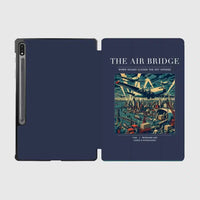 Thumbnail for VINTAGE G4099 - The Air Bridge - Designed iPad & Samsung Tablet Cases design on navyblue samsung
