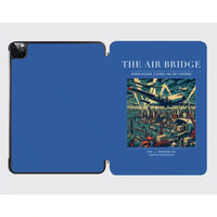 Thumbnail for VINTAGE G4099 - The Air Bridge - Designed iPad & Samsung Tablet Cases design on blue ipad