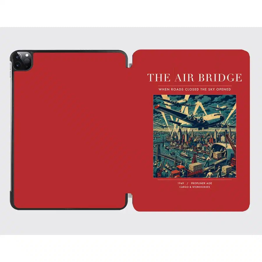 VINTAGE G4099 - The Air Bridge - Designed iPad & Samsung Tablet Cases design on red ipad