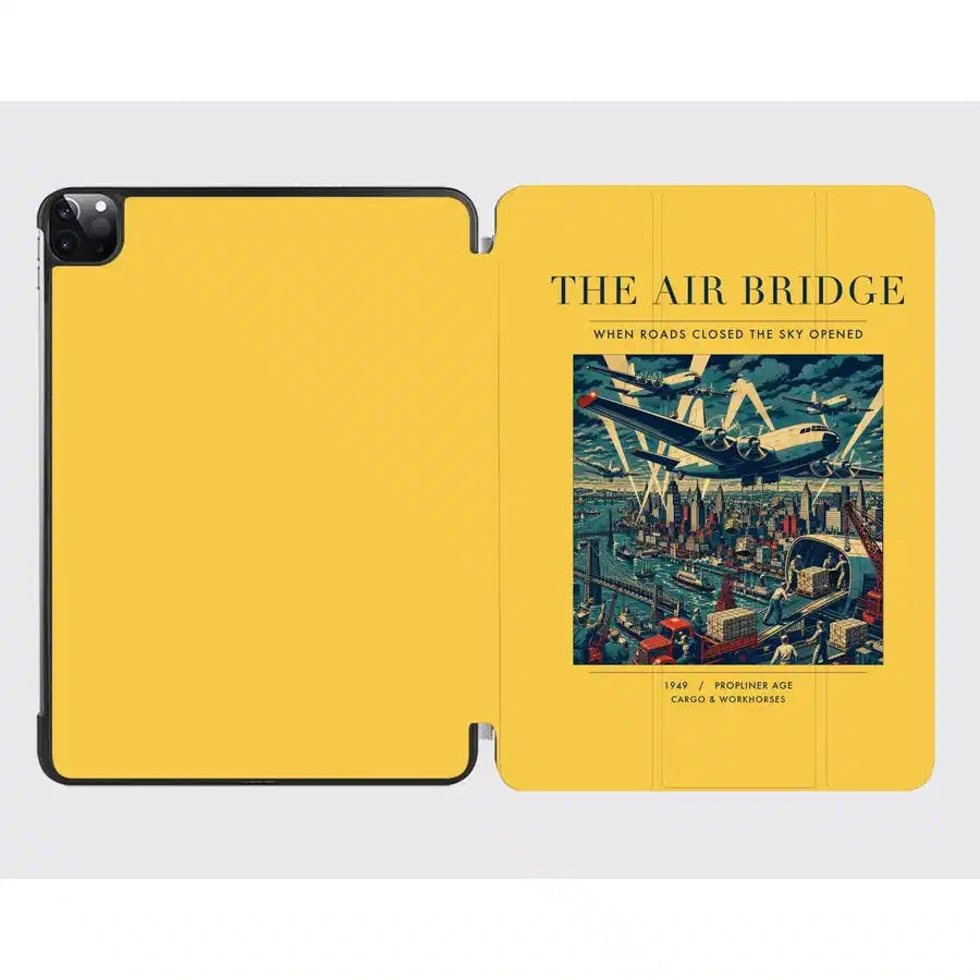 VINTAGE G4099 - The Air Bridge - Designed iPad & Samsung Tablet Cases design on yellow ipad