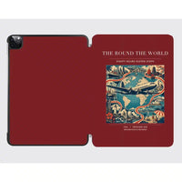 Thumbnail for VINTAGE G4100 - The Round The World - Designed iPad & Samsung Tablet Cases design on darkred ipad
