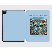 Thumbnail for VINTAGE G4100 - The Round The World - Designed iPad & Samsung Tablet Cases design on lightblue ipad