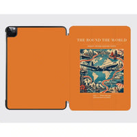 Thumbnail for VINTAGE G4100 - The Round The World - Designed iPad & Samsung Tablet Cases design on orange ipad