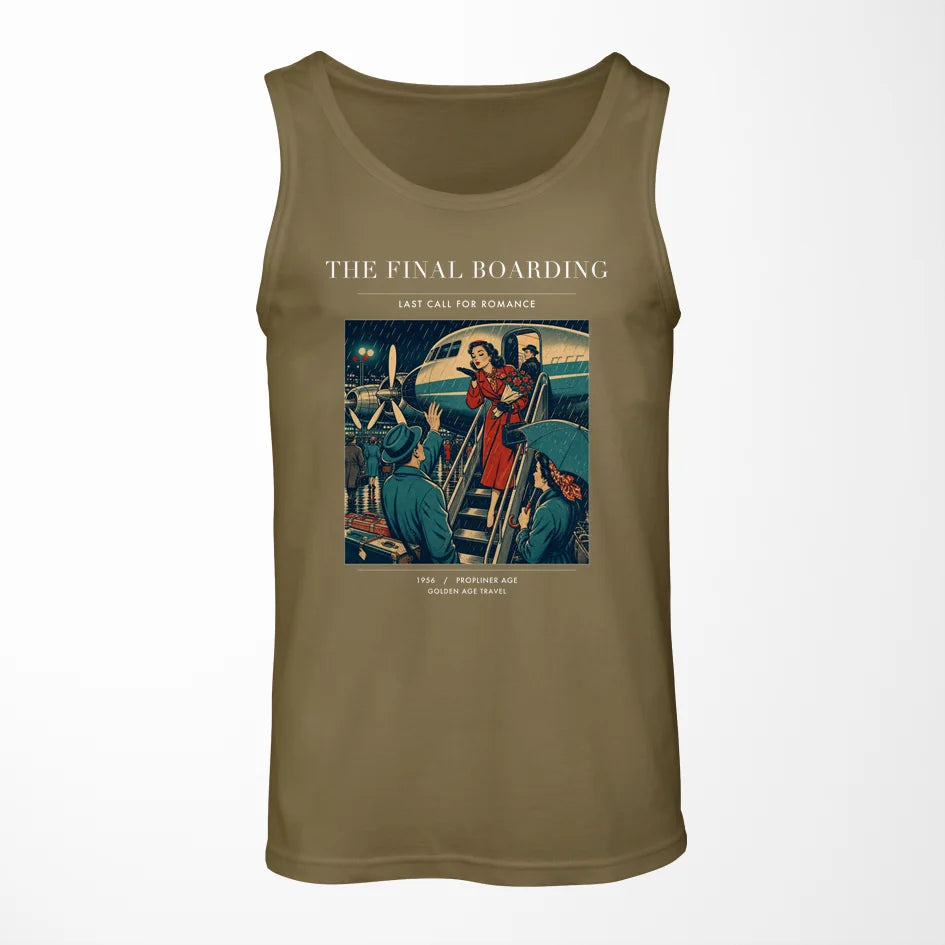 VINTAGE G4102 - The Final Boarding - Designed Tank Tops design on greenarmy