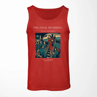 Thumbnail for VINTAGE G4102 - The Final Boarding - Designed Tank Tops design on red