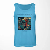 Thumbnail for VINTAGE G4102 - The Final Boarding - Designed Tank Tops design on skyblue