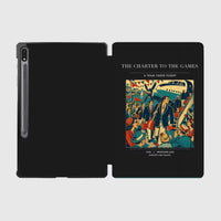 Thumbnail for VINTAGE G4103 - The Charter To The Games - Designed iPad & Samsung Tablet Cases design on black samsung