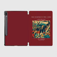 Thumbnail for VINTAGE G4103 - The Charter To The Games - Designed iPad & Samsung Tablet Cases design on darkred samsung