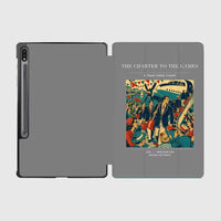 Thumbnail for VINTAGE G4103 - The Charter To The Games - Designed iPad & Samsung Tablet Cases design on gray samsung