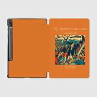 Thumbnail for VINTAGE G4103 - The Charter To The Games - Designed iPad & Samsung Tablet Cases design on orange samsung