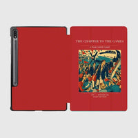 Thumbnail for VINTAGE G4103 - The Charter To The Games - Designed iPad & Samsung Tablet Cases design on red samsung