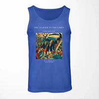 Thumbnail for VINTAGE G4103 - The Charter To The Games - Designed Tank Tops design on blue