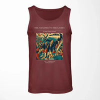 Thumbnail for VINTAGE G4103 - The Charter To The Games - Designed Tank Tops design on darkred