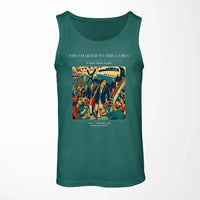 Thumbnail for VINTAGE G4103 - The Charter To The Games - Designed Tank Tops design on green