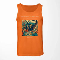 Thumbnail for VINTAGE G4103 - The Charter To The Games - Designed Tank Tops design on orange