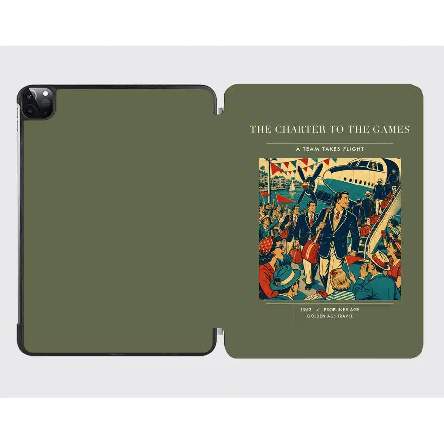 VINTAGE G4103 - The Charter To The Games - Designed iPad & Samsung Tablet Cases design on greenarmy ipad