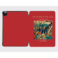 Thumbnail for VINTAGE G4103 - The Charter To The Games - Designed iPad & Samsung Tablet Cases design on red ipad
