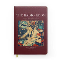 Thumbnail for VINTAGE G4106 - The Radio Room - Designed Notebooks design on darkred