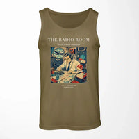 Thumbnail for VINTAGE G4106 - The Radio Room - Designed Tank Tops design on greenarmy