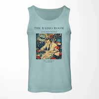 Thumbnail for VINTAGE G4106 - The Radio Room - Designed Tank Tops design on lightgreen