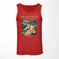 Thumbnail for VINTAGE G4106 - The Radio Room - Designed Tank Tops design on red