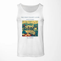 Thumbnail for VINTAGE G4107 - The First Flight Cover - Designed Tank Tops design on white
