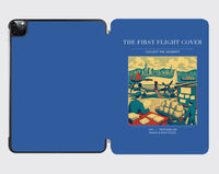 Thumbnail for VINTAGE G4107 - The First Flight Cover - Designed iPad & Samsung Tablet Cases design on blue ipad