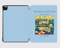 Thumbnail for VINTAGE G4107 - The First Flight Cover - Designed iPad & Samsung Tablet Cases design on lightblue ipad