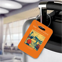 Thumbnail for VINTAGE G4108 - The Apprentice - Acrylic Luggage Tags design on orange