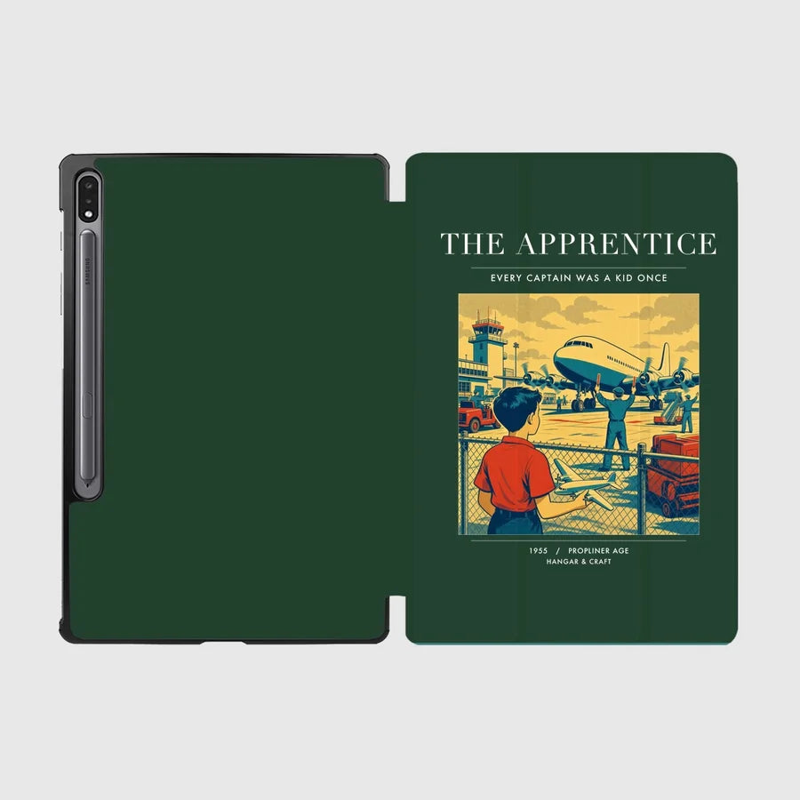 VINTAGE G4108 - The Apprentice - Designed iPad & Samsung Tablet Cases design on darkgreen samsung