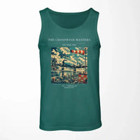 Thumbnail for VINTAGE G4109 - The Crosswind Masters - Designed Tank Tops design on green