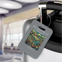 Thumbnail for VINTAGE G4110 - The Valley Service - Acrylic Luggage Tags design on gray