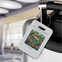 Thumbnail for VINTAGE G4110 - The Valley Service - Acrylic Luggage Tags design on lightgray