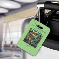 Thumbnail for VINTAGE G4110 - The Valley Service - Acrylic Luggage Tags design on lightgreen