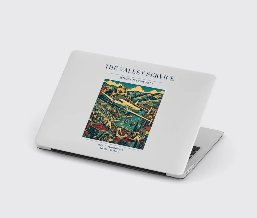 VINTAGE G4110 - The Valley Service - Designed MacBook Cases design on lightgray