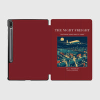 Thumbnail for VINTAGE G4111 - The Night Freight - Designed iPad & Samsung Tablet Cases design on darkred samsung