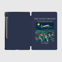 Thumbnail for VINTAGE G4111 - The Night Freight - Designed iPad & Samsung Tablet Cases design on navyblue samsung