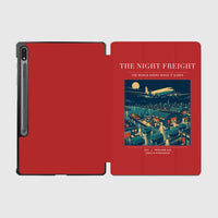 Thumbnail for VINTAGE G4111 - The Night Freight - Designed iPad & Samsung Tablet Cases design on red samsung