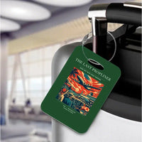 Thumbnail for VINTAGE G4112 - The Last Propliner - Acrylic Luggage Tags design on darkgreen