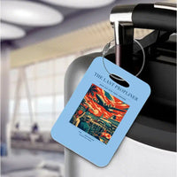 Thumbnail for VINTAGE G4112 - The Last Propliner - Acrylic Luggage Tags design on lightblue