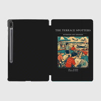 Thumbnail for VINTAGE G4114 - The Terrace Spotters - Designed iPad & Samsung Tablet Cases design on black samsung