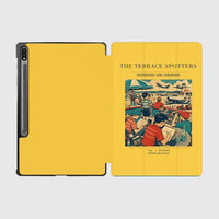 Thumbnail for VINTAGE G4114 - The Terrace Spotters - Designed iPad & Samsung Tablet Cases design on yellow samsung