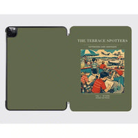 Thumbnail for VINTAGE G4114 - The Terrace Spotters - Designed iPad & Samsung Tablet Cases design on greenarmy ipad