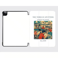 Thumbnail for VINTAGE G4114 - The Terrace Spotters - Designed iPad & Samsung Tablet Cases design on white ipad