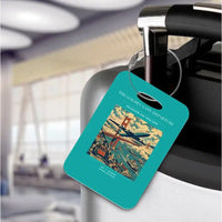Thumbnail for VINTAGE G4116 - The Golden Gate Departure - Acrylic Luggage Tags design on turquoise