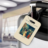 Thumbnail for VINTAGE G4117 - The Midnight Transfer - Acrylic Luggage Tags design on beige