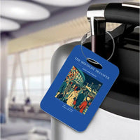 Thumbnail for VINTAGE G4117 - The Midnight Transfer - Acrylic Luggage Tags design on blue