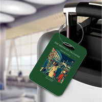 Thumbnail for VINTAGE G4117 - The Midnight Transfer - Acrylic Luggage Tags design on darkgreen